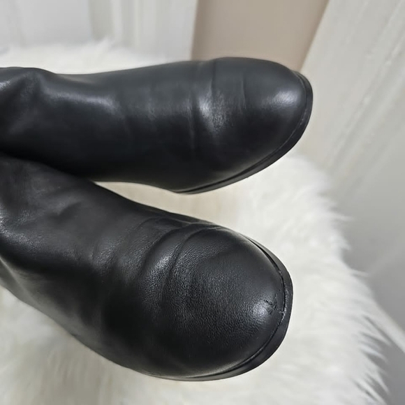 Michael Kors Bromley Over The Knee Leather Riding Boots Women's Black Sz 9M✌️🤣 - Picture 7 of 10
